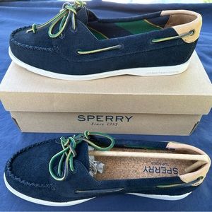 New with Tags: Sperry Topsider A/0 Venice Varsity Navy, Size 10 M